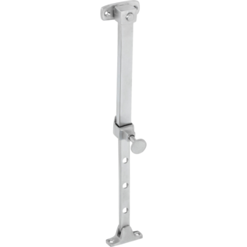 Casement Stay Telescopic Pin Satin Chrome L200-295mm in Satin Chrome
