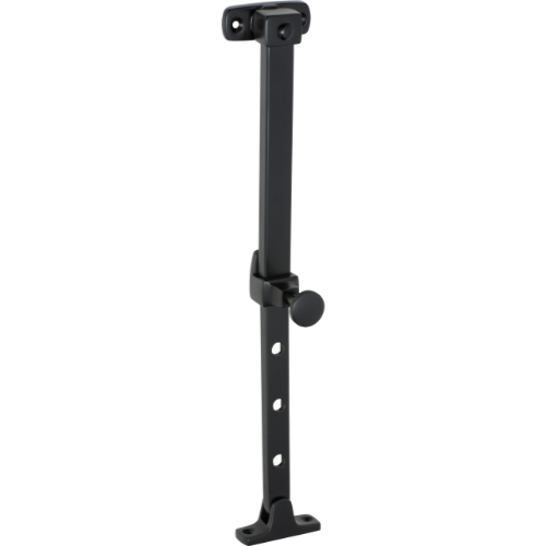 Casement Stay Telescopic Pin Matt Black L200-295mm in Matt Black