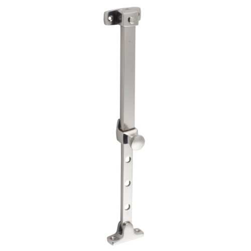 Casement Stay Telescopic Pin Satin Nickel L200-295mm in Satin Nickel
