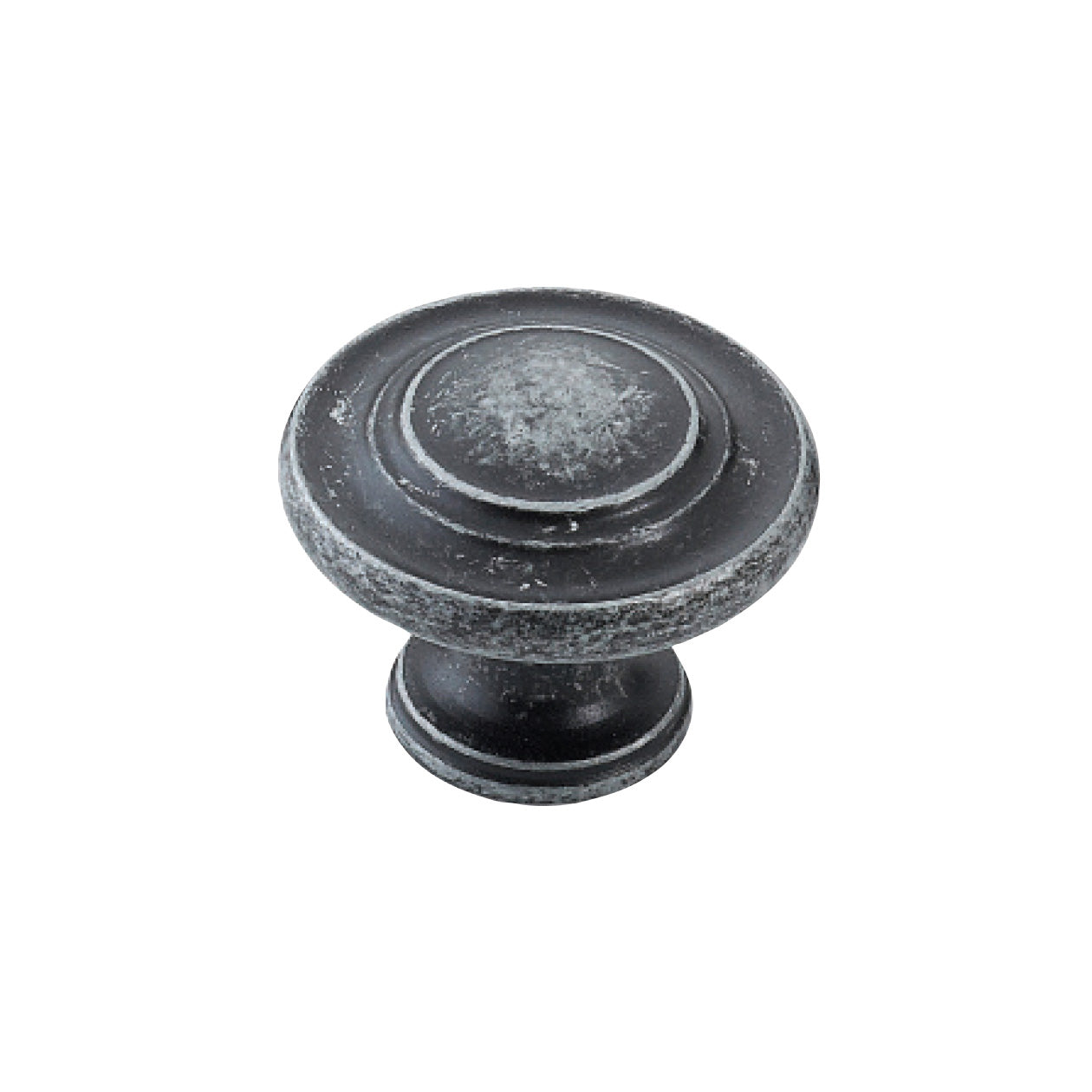 FLORENCIA CONCENTRIC KNOB 33MM CHARCOAL in Charcoal