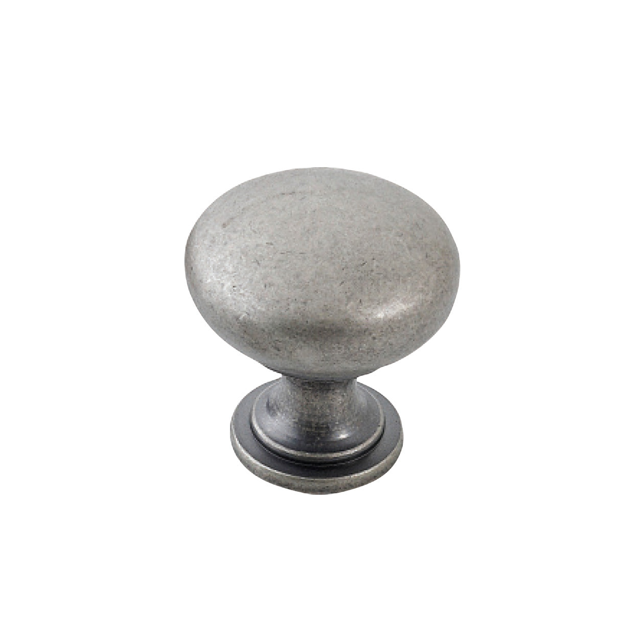 FLORENCIA PLAIN KNOB 29MM EUROPEAN PEWTER in European Pewter