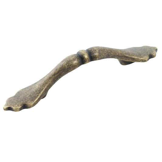 FLORENCIA BOW HANDLE 76MM ANTIQUE BRASS in Antique Brass