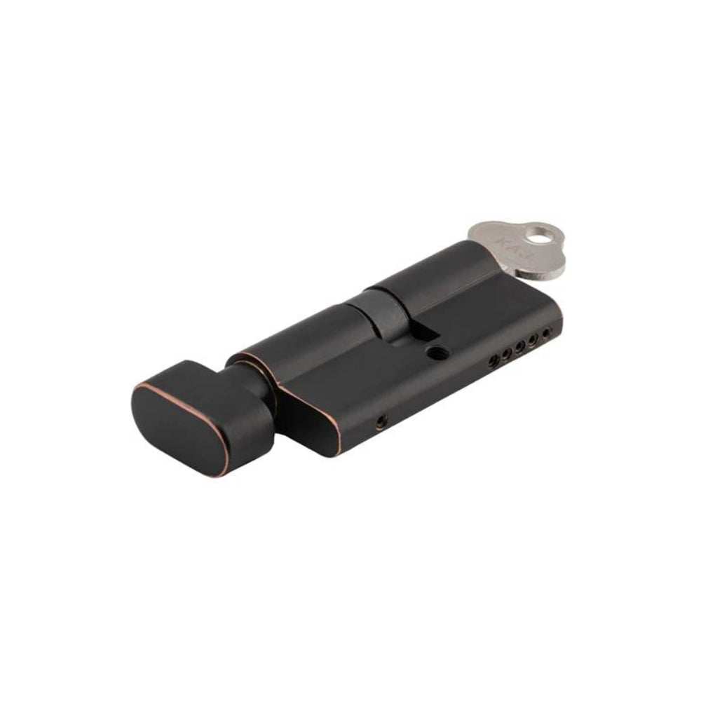 Euro Cylinder Key Thumb 5 Pin Antique Copper L65mm KA3 in Antique Copper