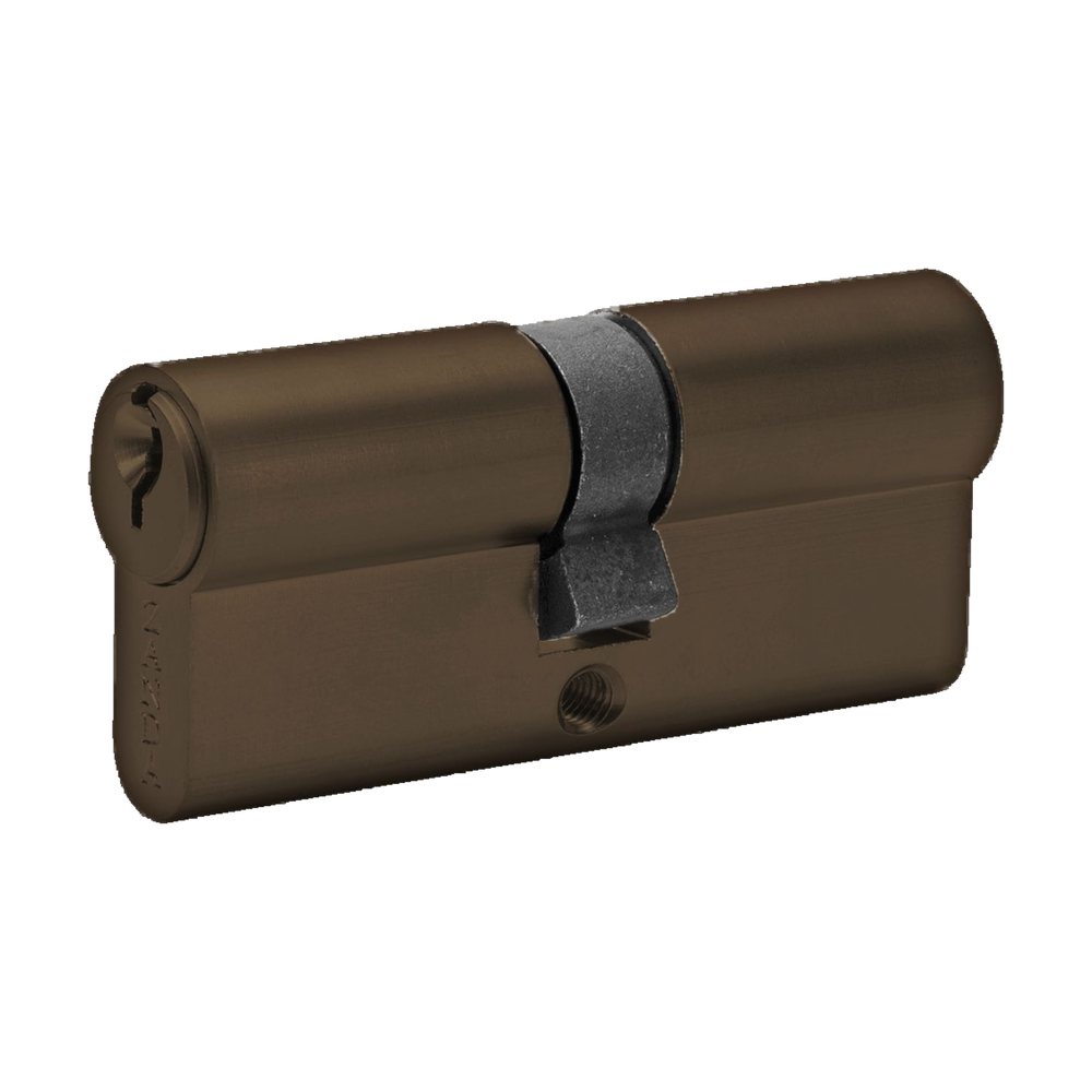 Zanda Euro Double Cylinder 70mm (KEY/KEY) - Keyed Alike — Ember Bronze