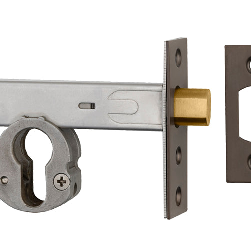 Mortice Deadbolt Euro Signature Brass Backset 60mm in Signature Brass