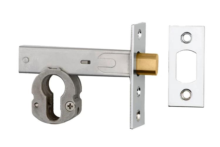 Mortice Deadbolt Euro Polished Chrome Backset 60mm in Polished Chrome