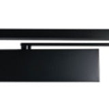 Briton 1130, Fire Rated, Adjustable EN1-EN4, with Slide Arm and Cover PCC Black in Matt Black