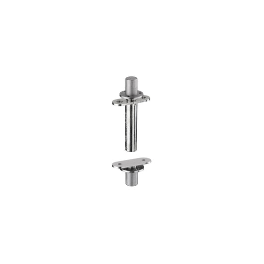 JNF Flush Hinge for Single or Double Action Wooden Doors in Satin Stainless