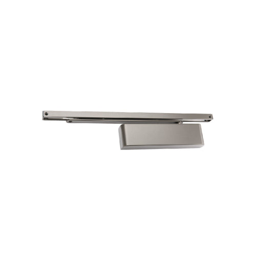 Zanda TS9205 Slimline Closer Architectural Hardware unit with green finish, sleek design, and modern door closing mechanism.