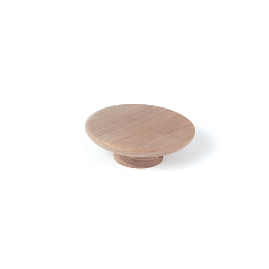 DAINTREE FULL ROUND TIMBER HANDLE 100MM WALNUT RAW in Walnut Raw