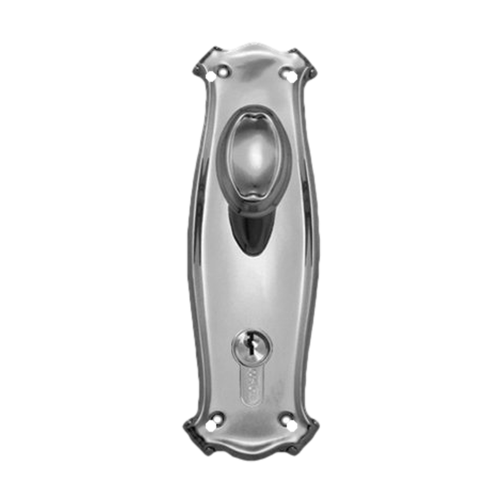 Knob Latch (CC 47.6mm) CP 195x65mm in Polished Chrome