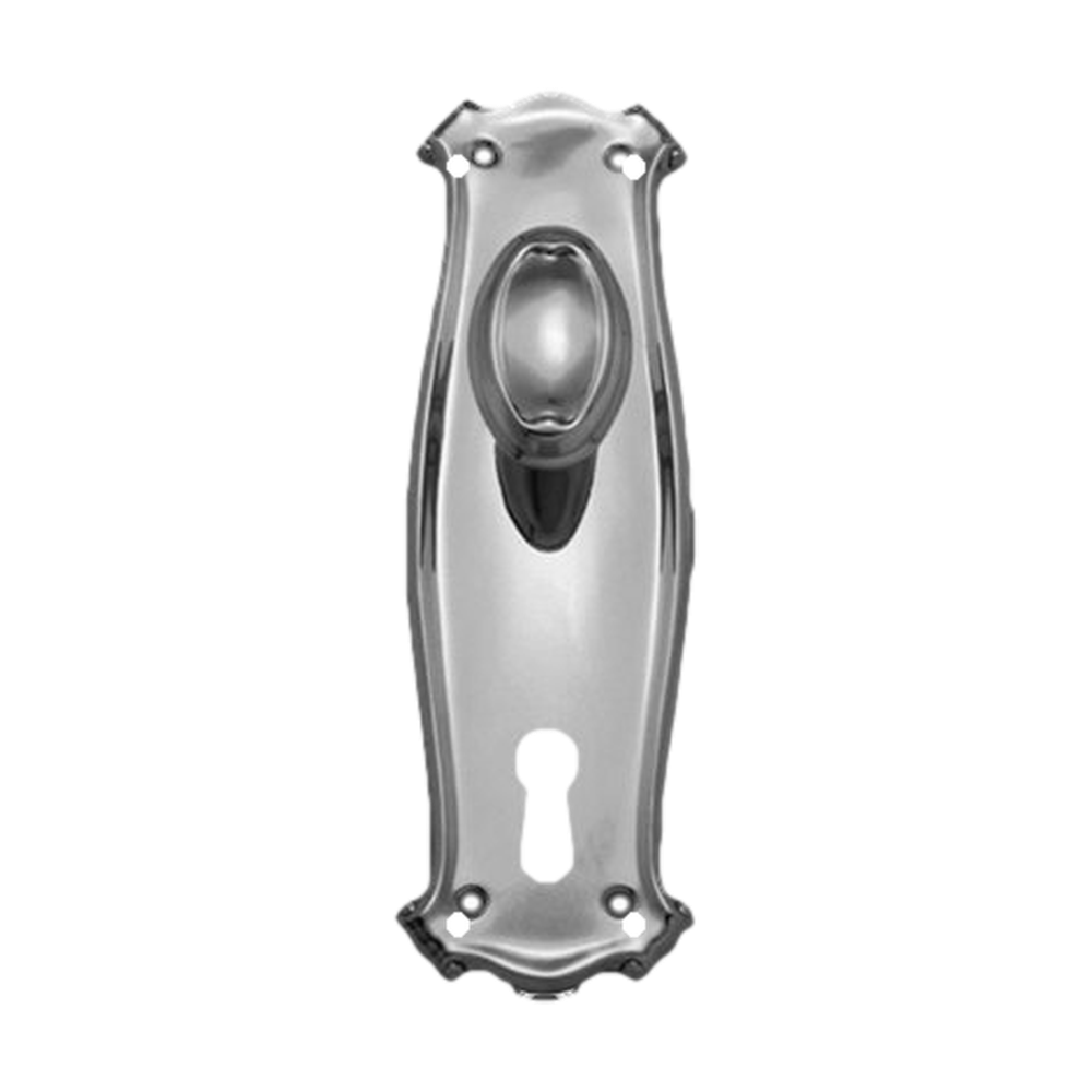 Knob Latch (CC 57mm) CP 195x65mm in Polished Chrome