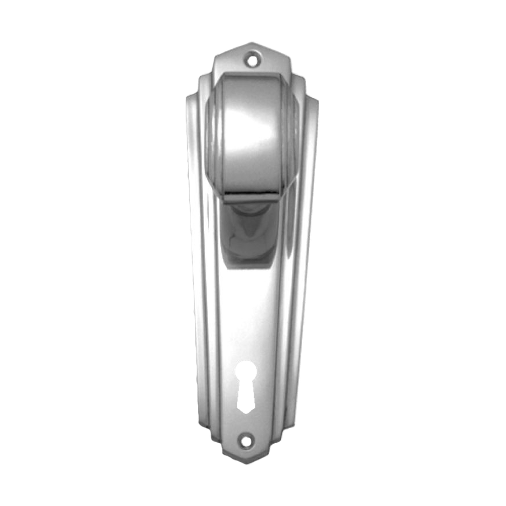 Knob Latch (CC 57mm) CP 203x63mm in Polished Chrome
