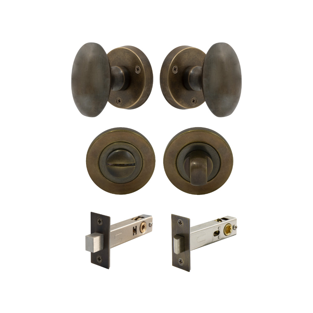 Camden - Round Rose Privacy Set in Oil Rubbed Bronze