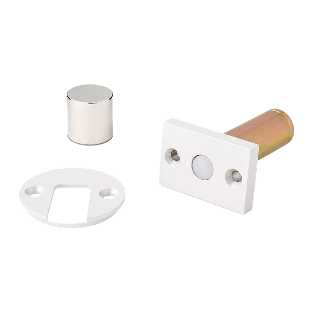 Ghostop Floor or Ceiling Lighter Doors |White PC with Black Strike Ramp in White PC/Black