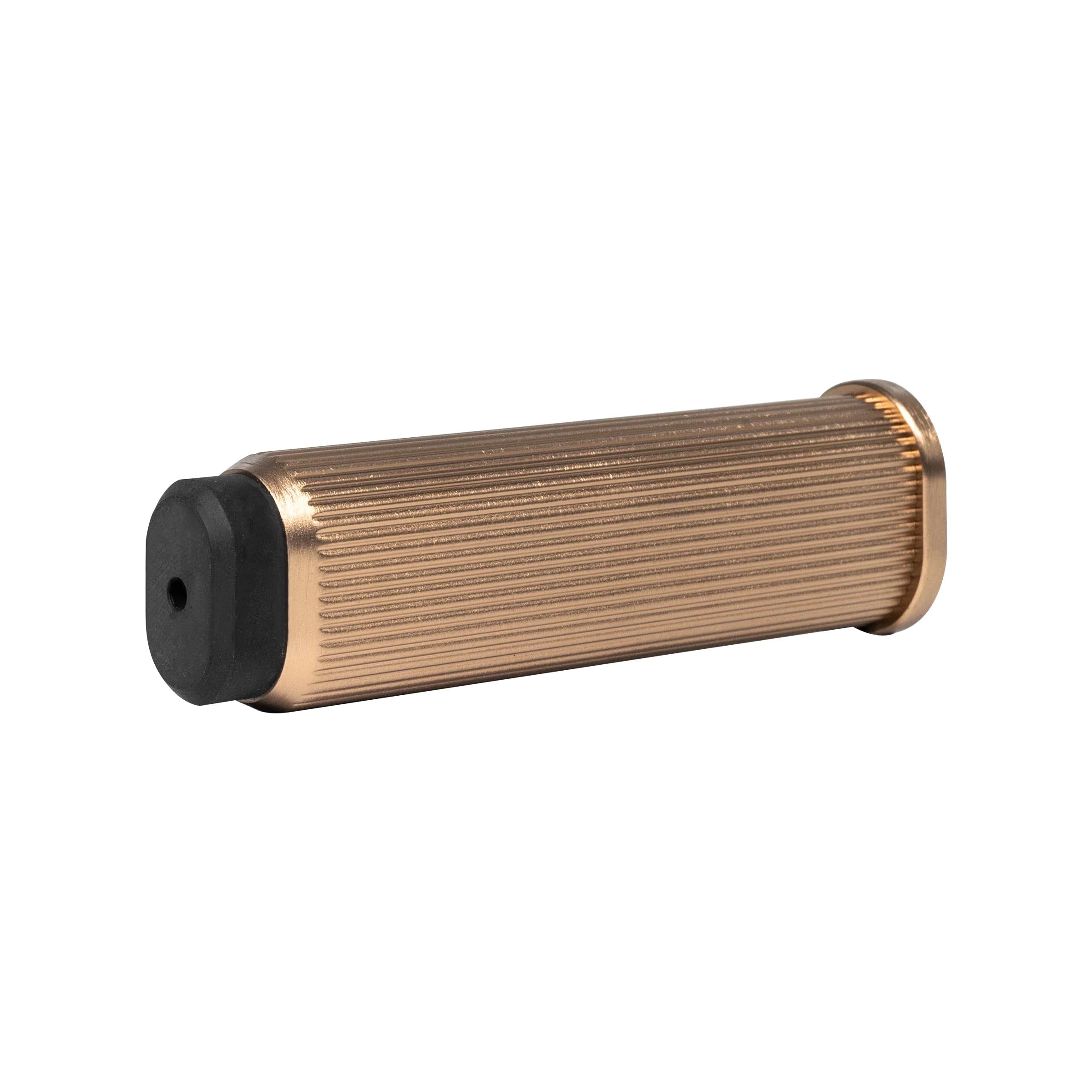 MOMO HANDLES BROOKLYN WALL DOOR STOP 50MM BRUSHED DARK BRASS in Brushed Dark Brass