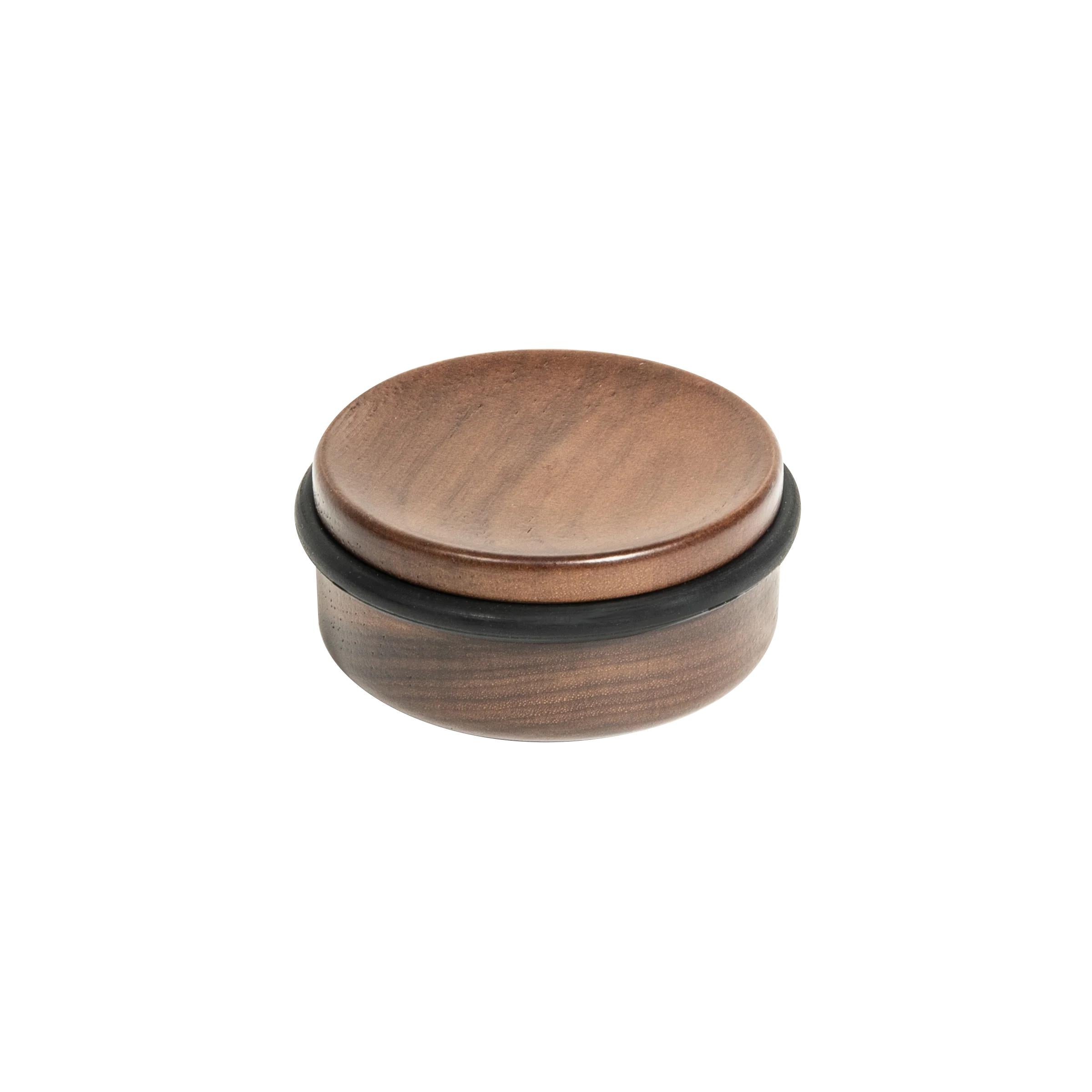 MOMO HANDLES LUV WOOD DOOR STOP 71MM WALNUT in Walnut