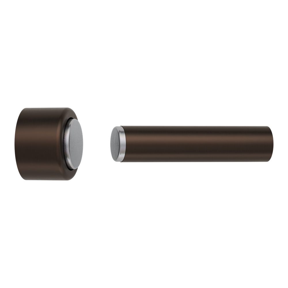 Door Stop Concealed Fix Pencil Magnetic Signature Brass D17xP75mm in Signature Brass