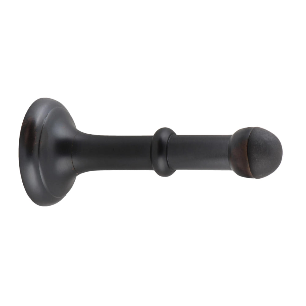 Door Stop Concealed Fix Large Antique Copper D43xP100mm in Antique Copper