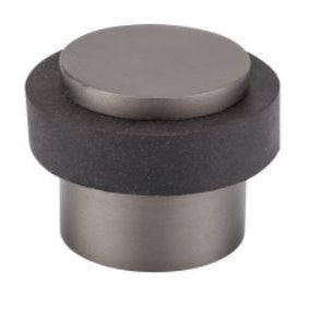 Floor Mounted Door Stop, 38x38mm in Graphite Nickel