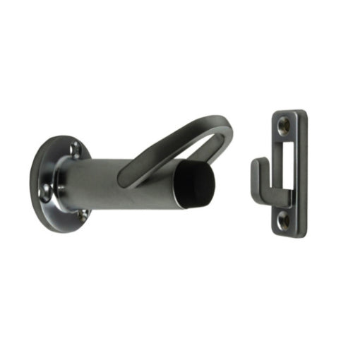Door Stop / Holder in Graphite Nickel