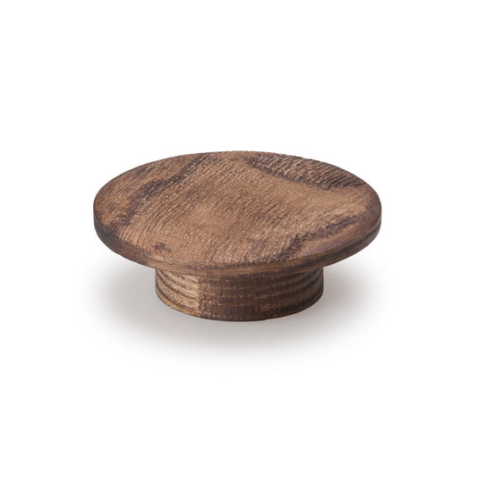 ECHO ROUND TIMBER KNOB 60MM OAK WOODGRAIN in Oak Woodgrain