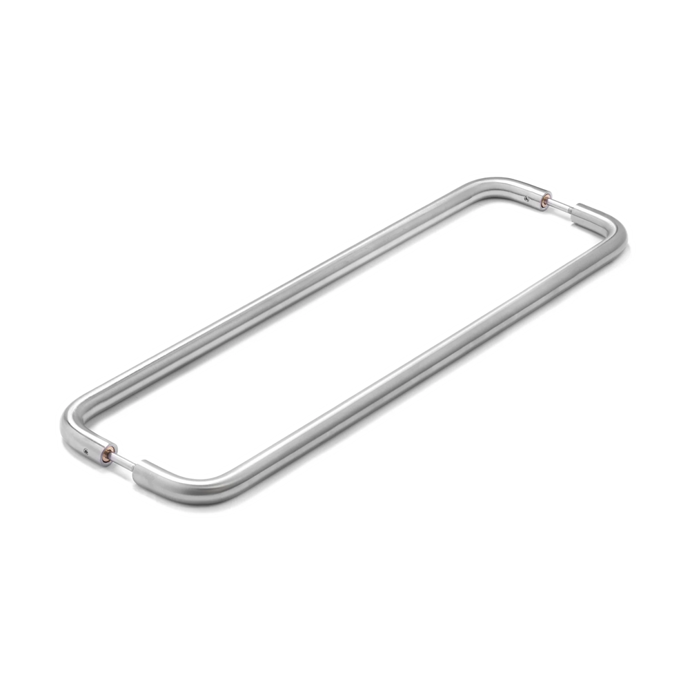 Stream 400mm Entrance Pull 316 Grade SS - Satin Stainless Steel - Back-to-Back in Satin Stainless