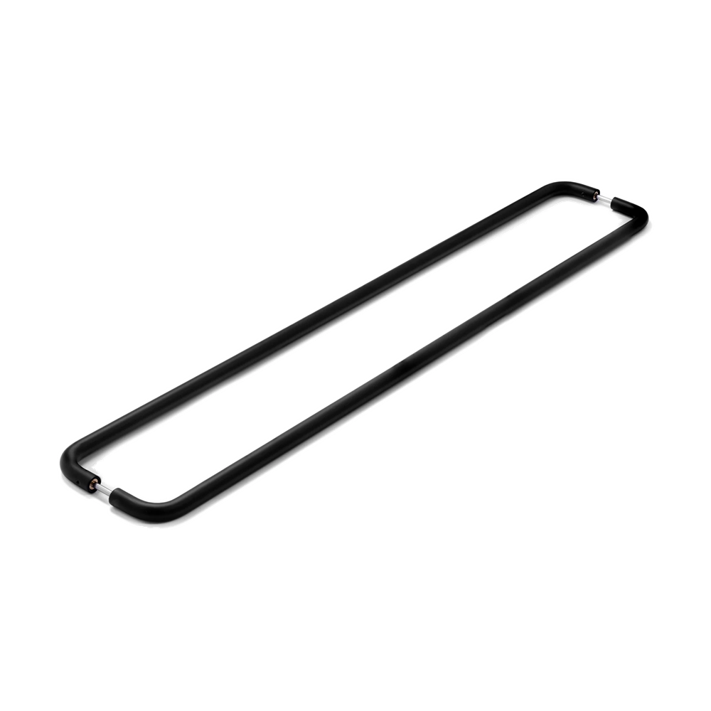 Stream 700mm Entrance Pull 316 Grade SS - Matt Black - Back-to-Back in Matt Black