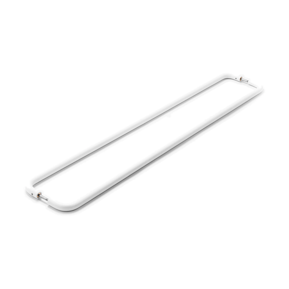 Stream 700mm Entrance Pull 316 Grade SS - Matt White - Back-to-Back in Matt White