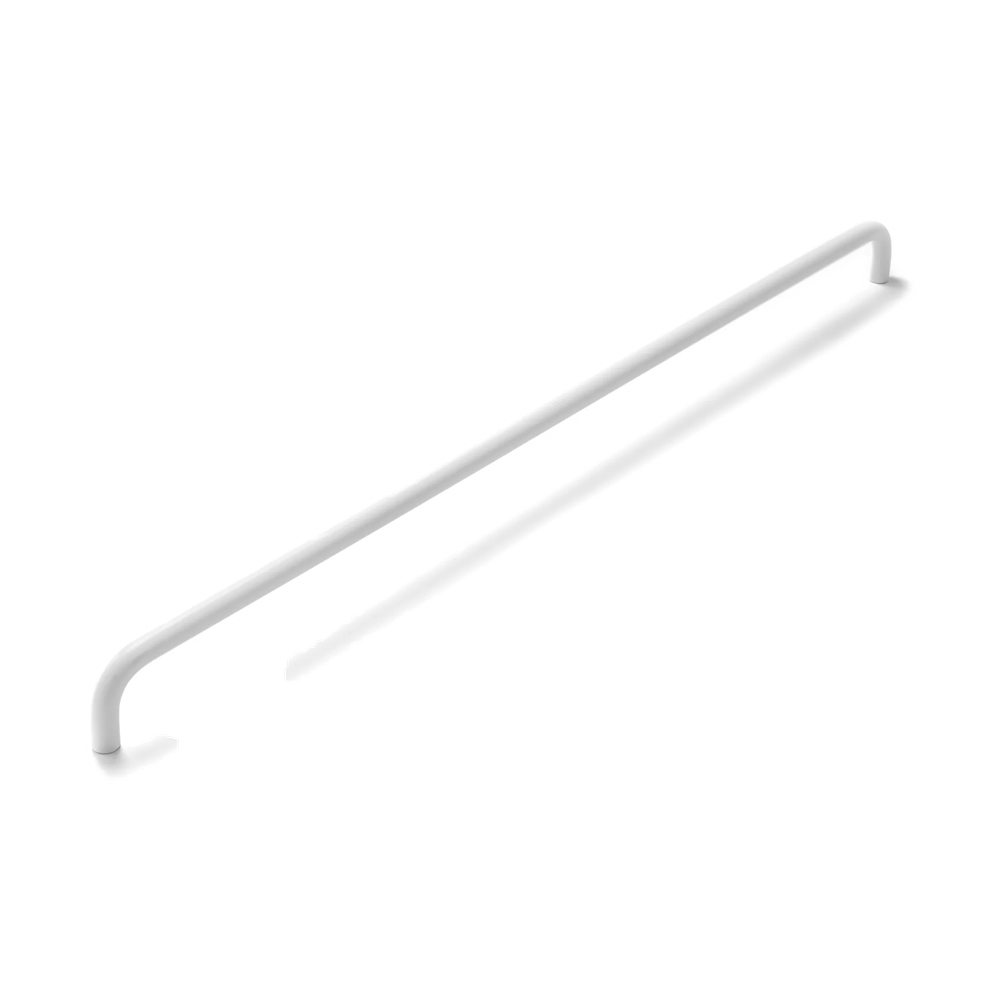 Stream 700mm Entrance Pull 316 Grade SS - Matt White - Rear Fix in Matt White
