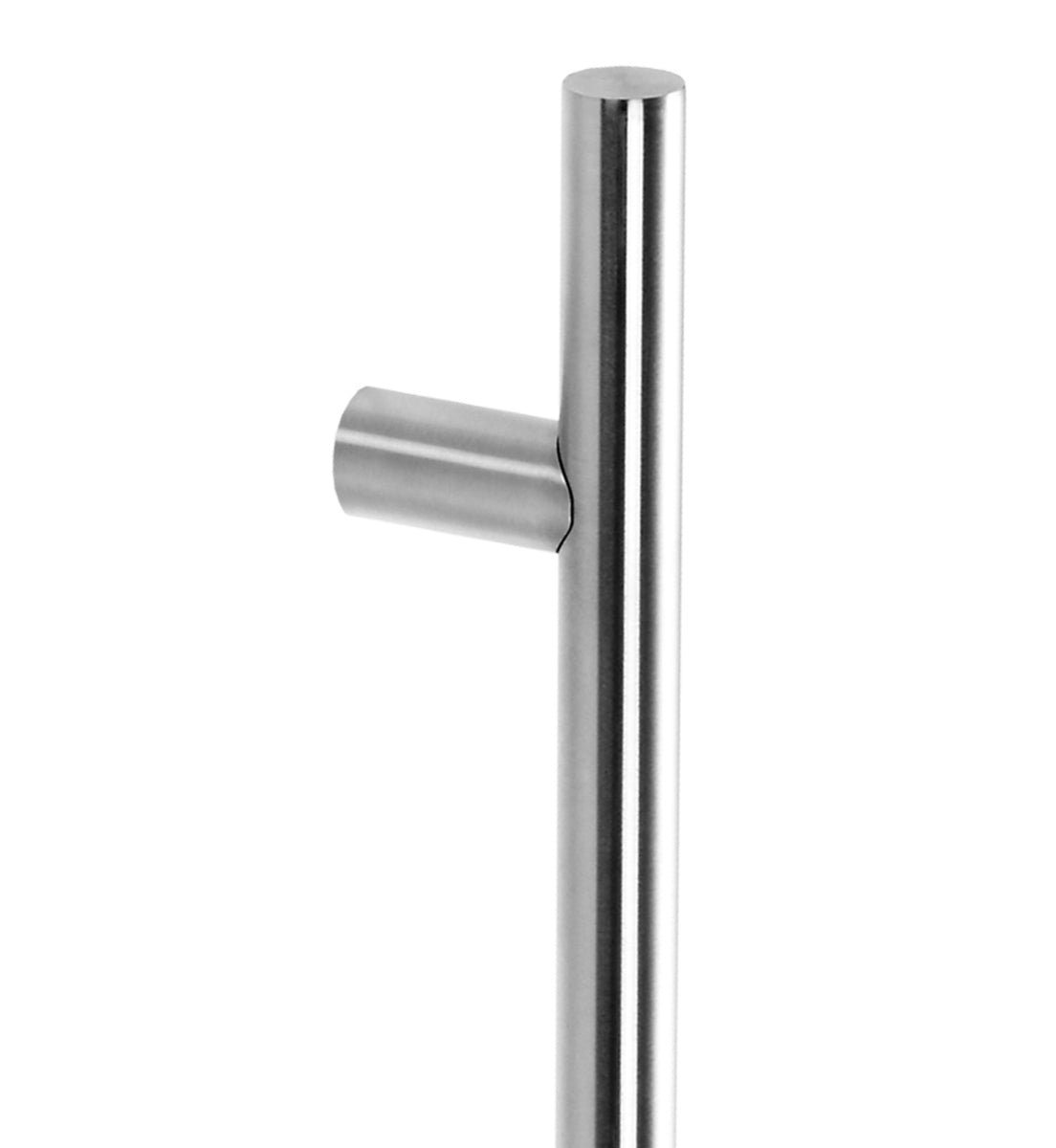6200 Pair of Entrance Handles, Back-to-Back, 1200mm x 32mm, CTC 1040mm in Satin Stainless