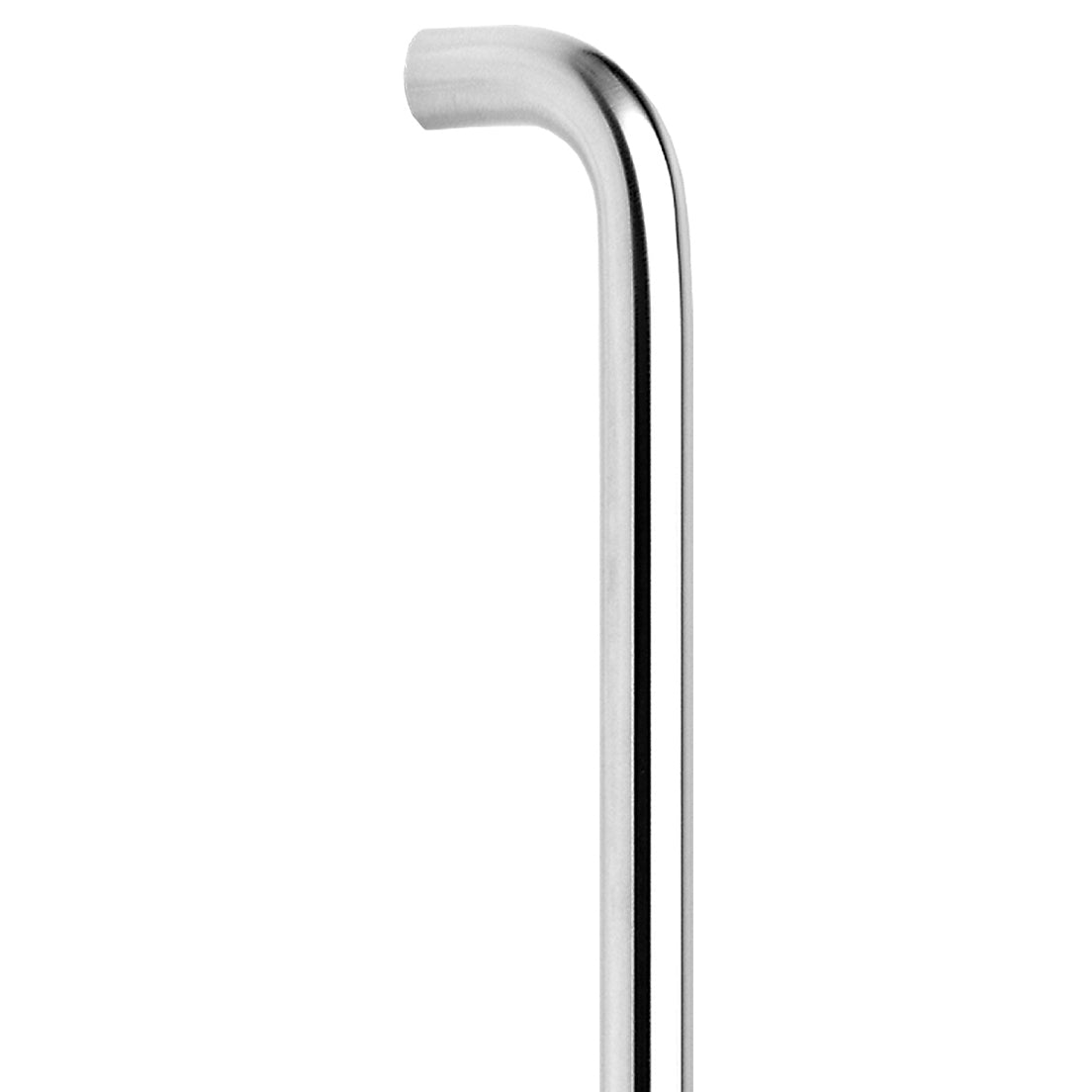6300 Single Entrance Handle, Rear Disk Fix, 600mm x 32mm, CTC 600mm in Satin Stainless