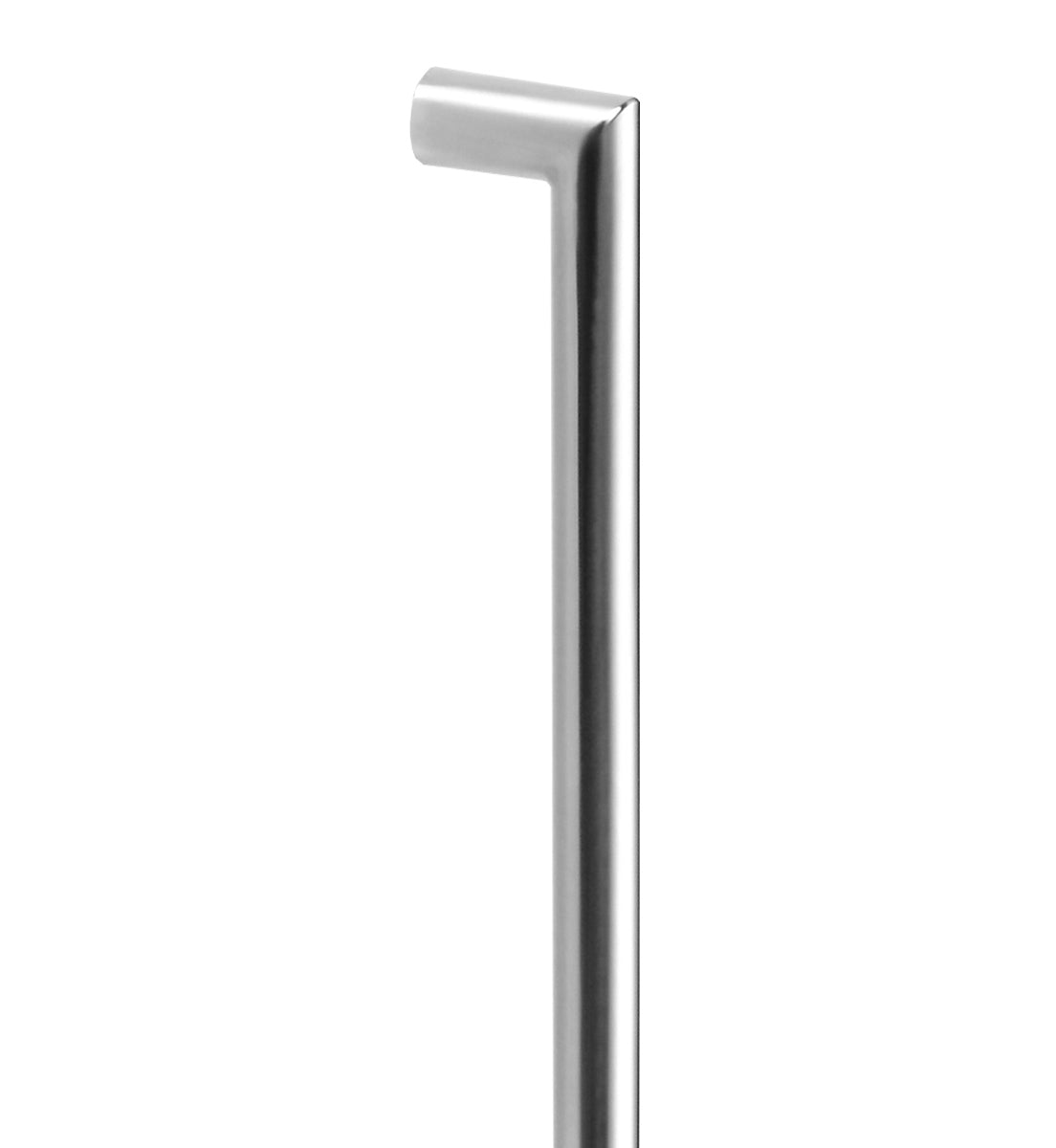 8210 Pair of Entrance Handles, Back-to-Back, 425mm x 25mm, CTC 400mm in Satin Stainless