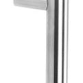 8340 Pair of Entrance Handles, Back-to-Back, 1000mm x 32mm, CTC 840mm in Satin Stainless