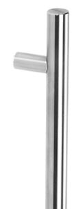 8340 Pair of Entrance Handles, Back-to-Back, 1000mm x 32mm, CTC 840mm in Satin Stainless