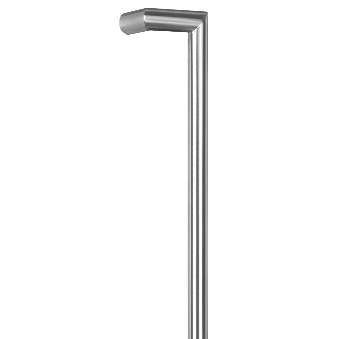 8390 Offset Single Entrance Handle, Rear Disk Fix, 832mm x 32mm, CTC 800mm in Satin Stainless