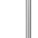 8390 Offset Single Entrance Handle, Concealed Fix, 432mm x 32mm, CTC 400mm in Satin Stainless
