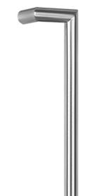 8390 Offset Single Entrance Handle, Concealed Fix, 432mm x 32mm, CTC 400mm in Satin Stainless