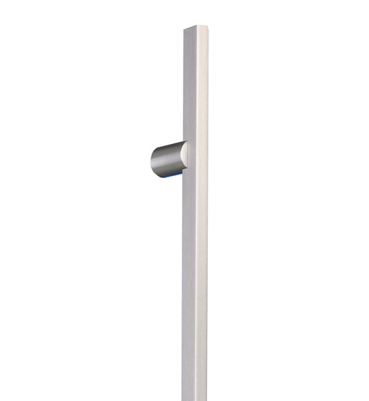 8430 Single Entrance Handle, Rear Disk Fix, 960mm x 25mm x 12mm, CTC 800mm in Satin Stainless