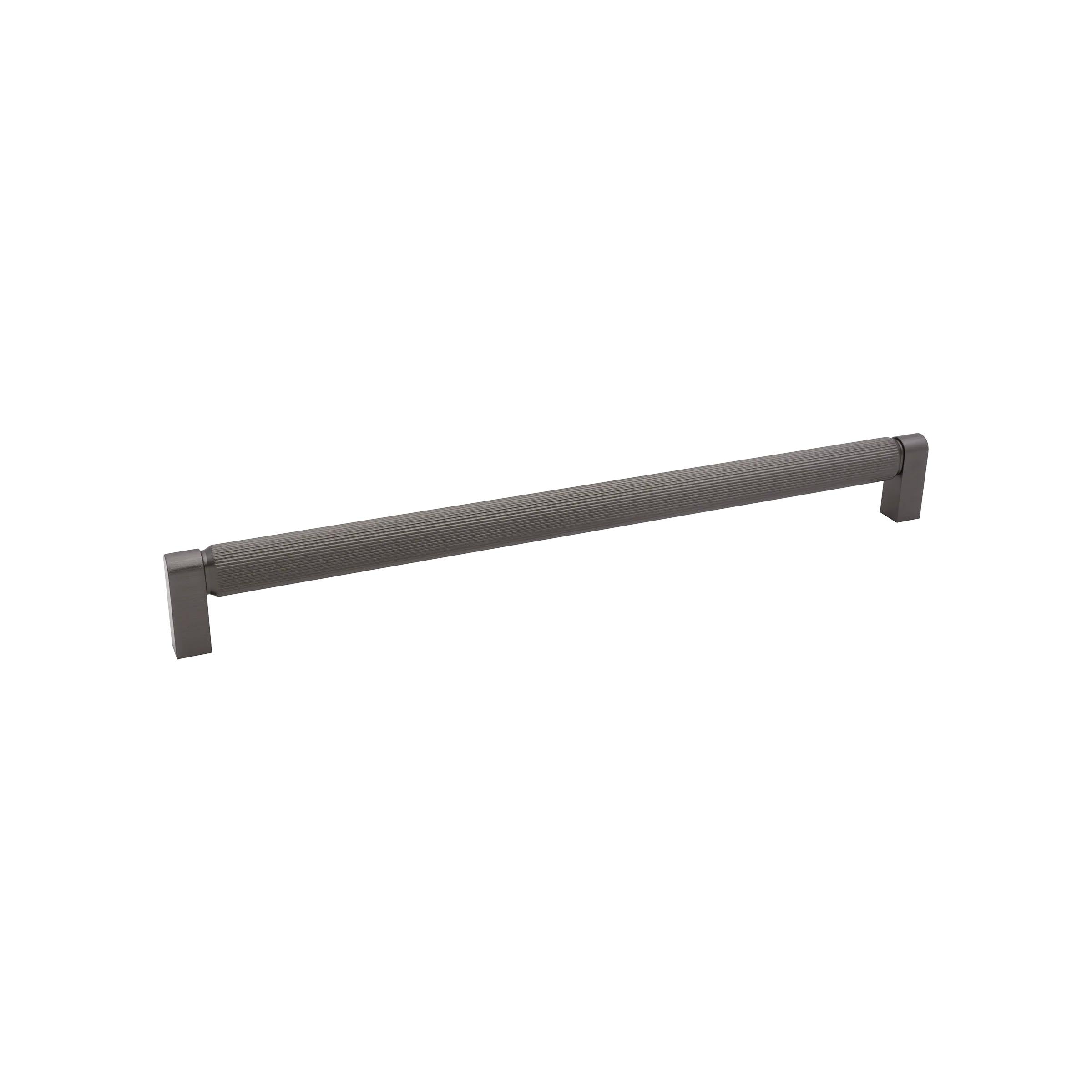 MOMO HANDLES BROOKLYN BIG BACK TO BACK DOOR PULL SET 448MM BLACK TITANIUM in Black Titanium