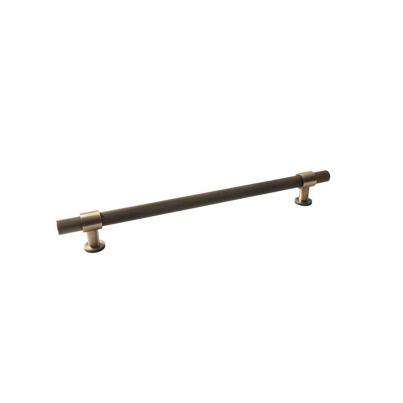 MOMO BELGRAVIA KNURLED ENTRY PULL HANDLE DARK BRUSHED BRASS in Dark Brushed Brass