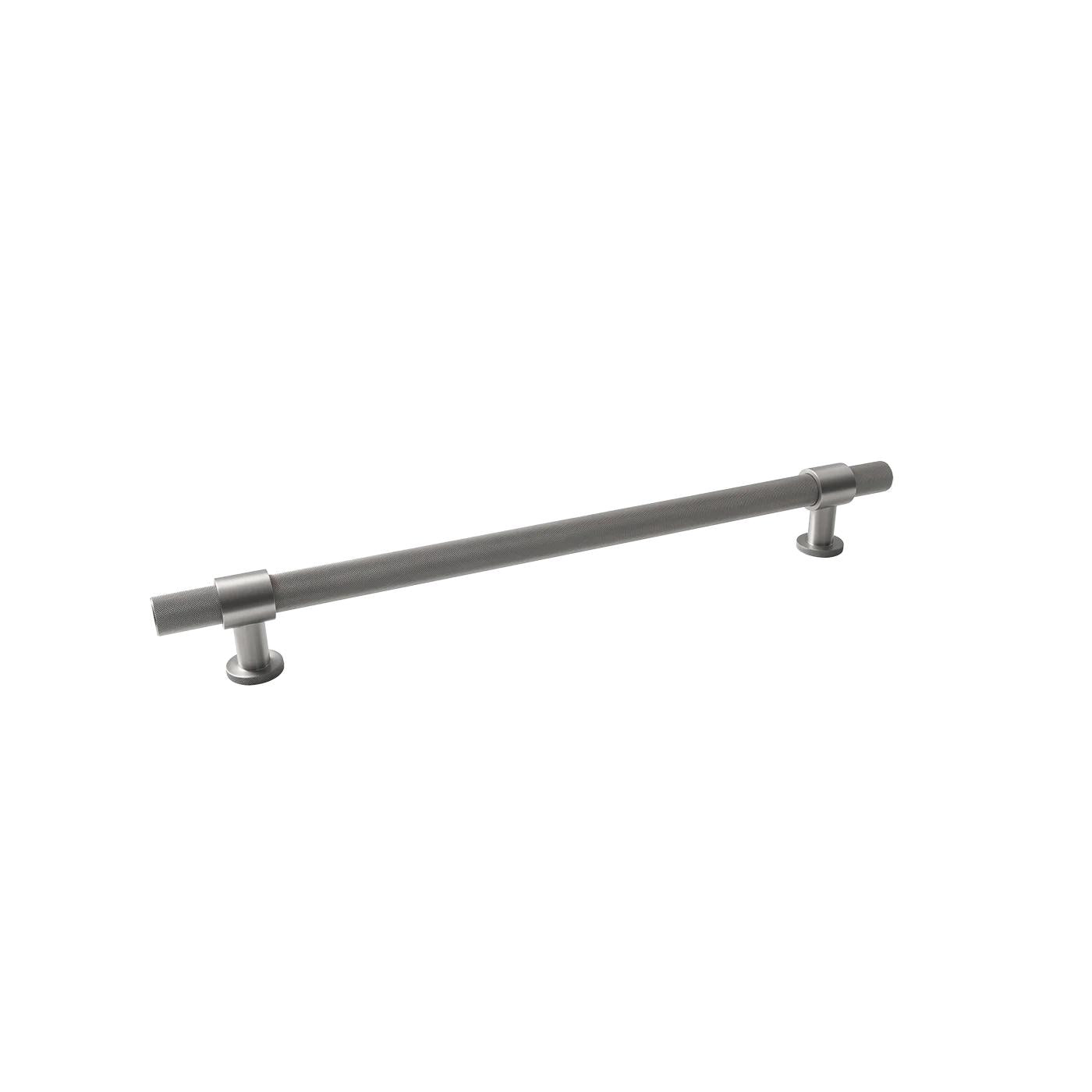 MOMO BELGRAVIA KNURLED ENTRY PULL HANDLE DULL BRUSHED NICKEL in Dull Brushed Nickel