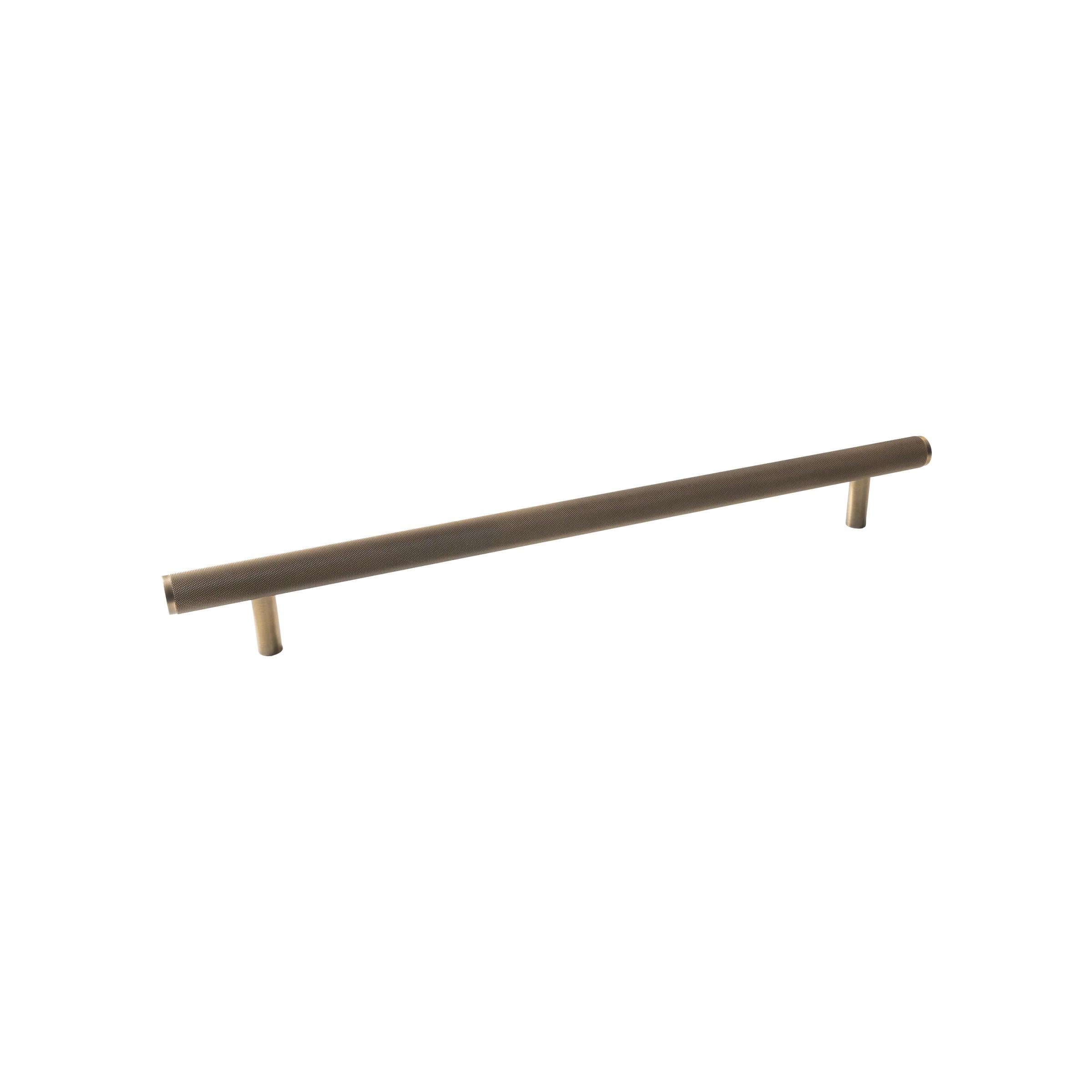 MOMO BELLEVUE KNURLED ENTRY PULL HANDLE DARK BRUSHED BRASS in Dark Brushed Brass