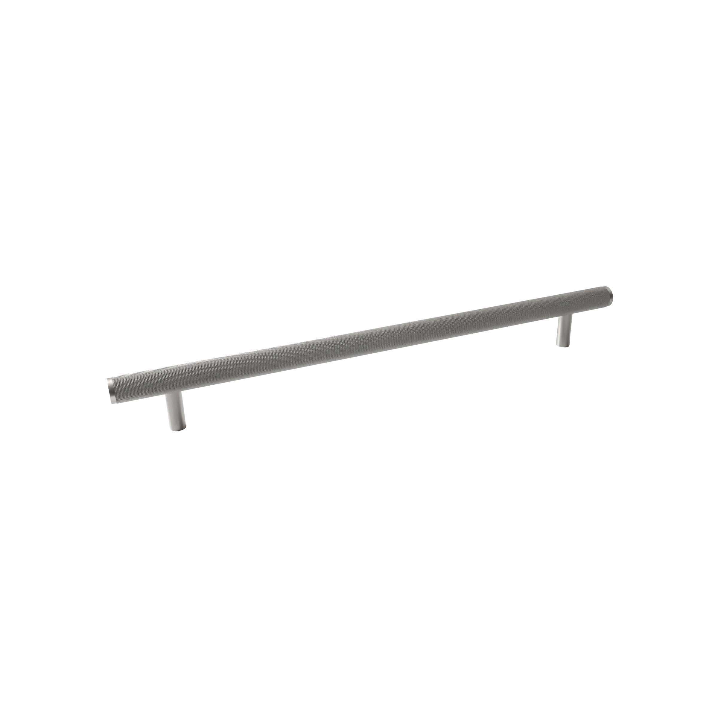 MOMO BELLEVUE KNURLED ENTRY PULL HANDLE DULL BRUSHED NICKEL in Dull Brushed Nickel