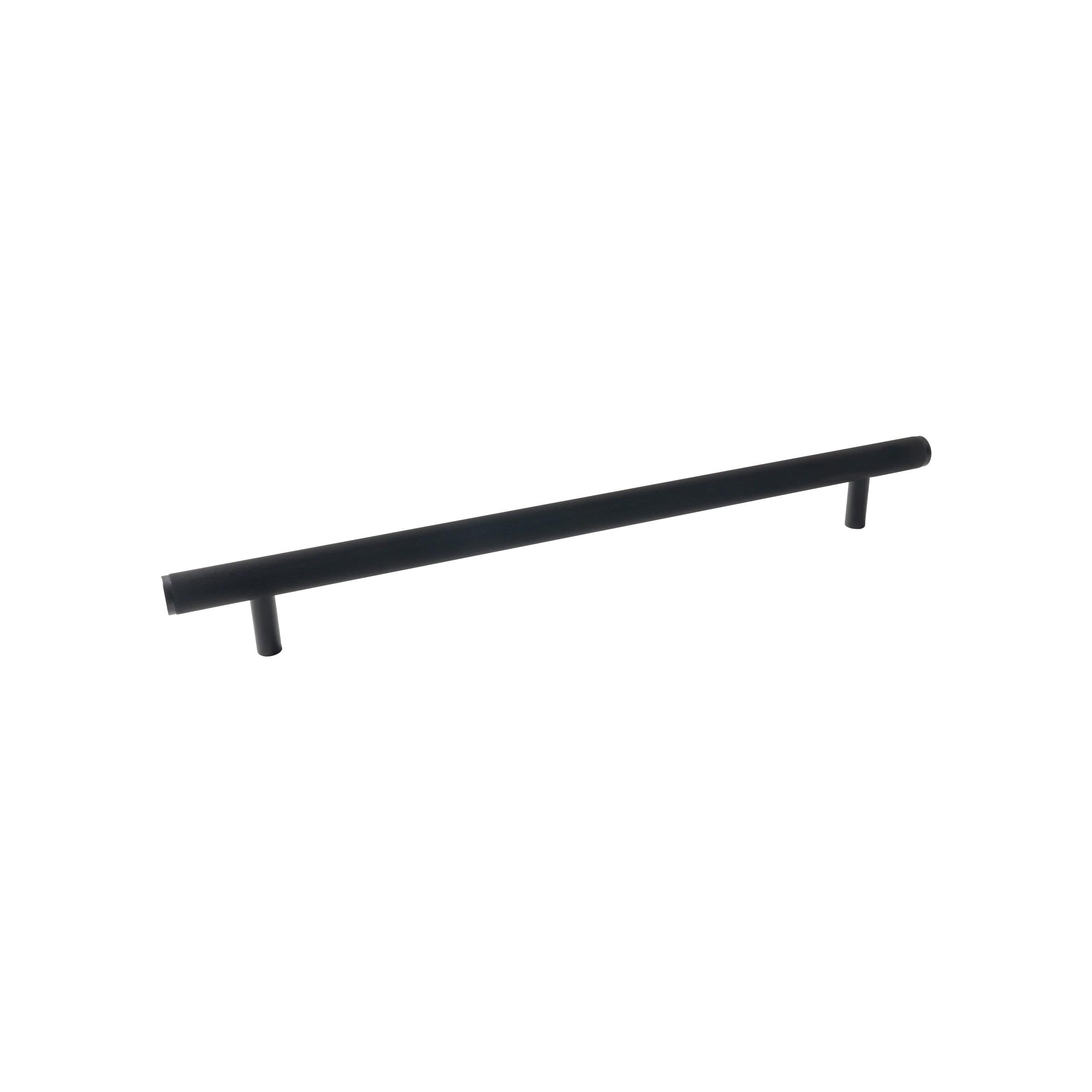 MOMO BELLEVUE LINED ENTRY PULL HANDLE MATT BLACK in Matt Black