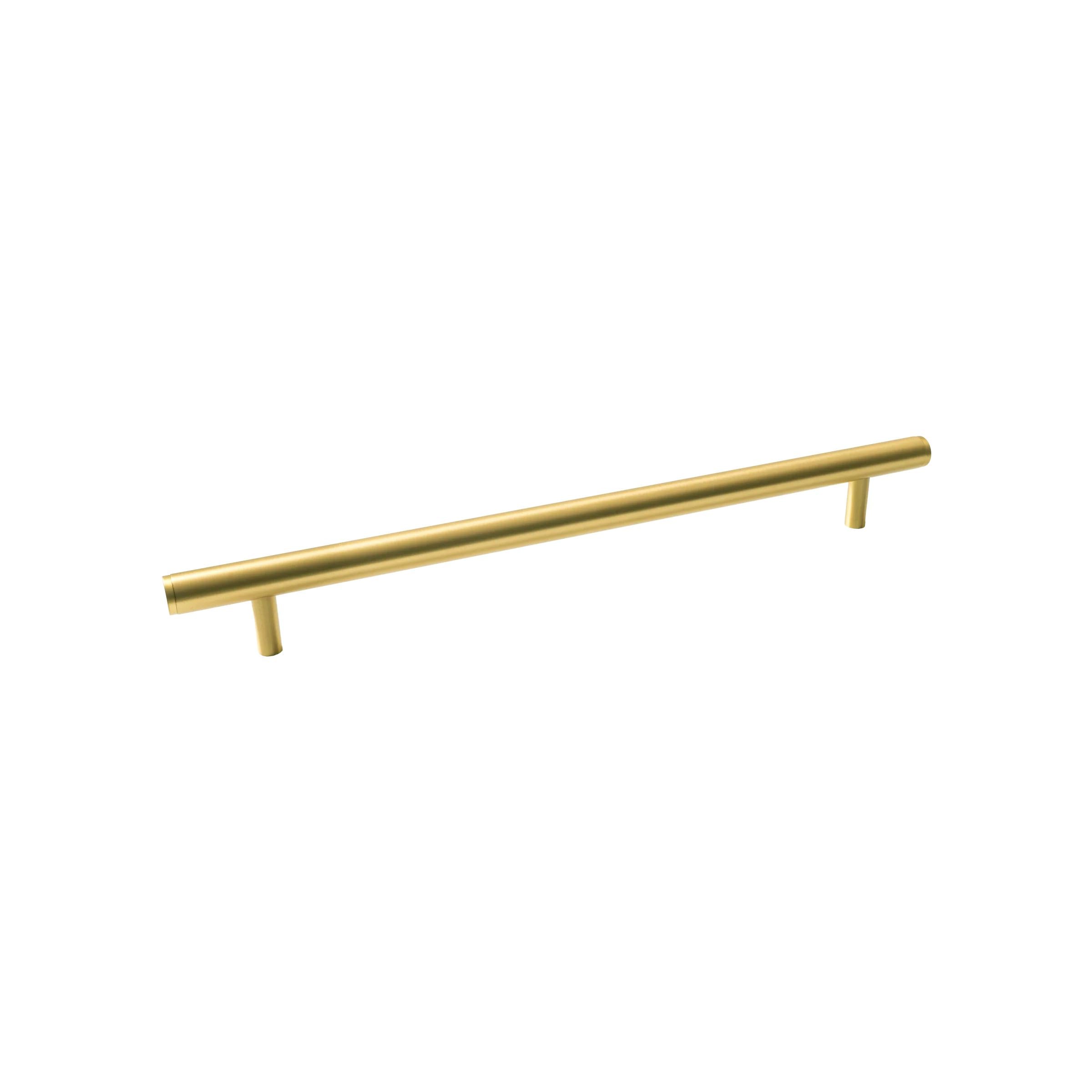 MOMO BELLEVUE PLAIN ENTRY PULL HANDLE BRUSHED SATIN BRASS in Brushed Satin Brass