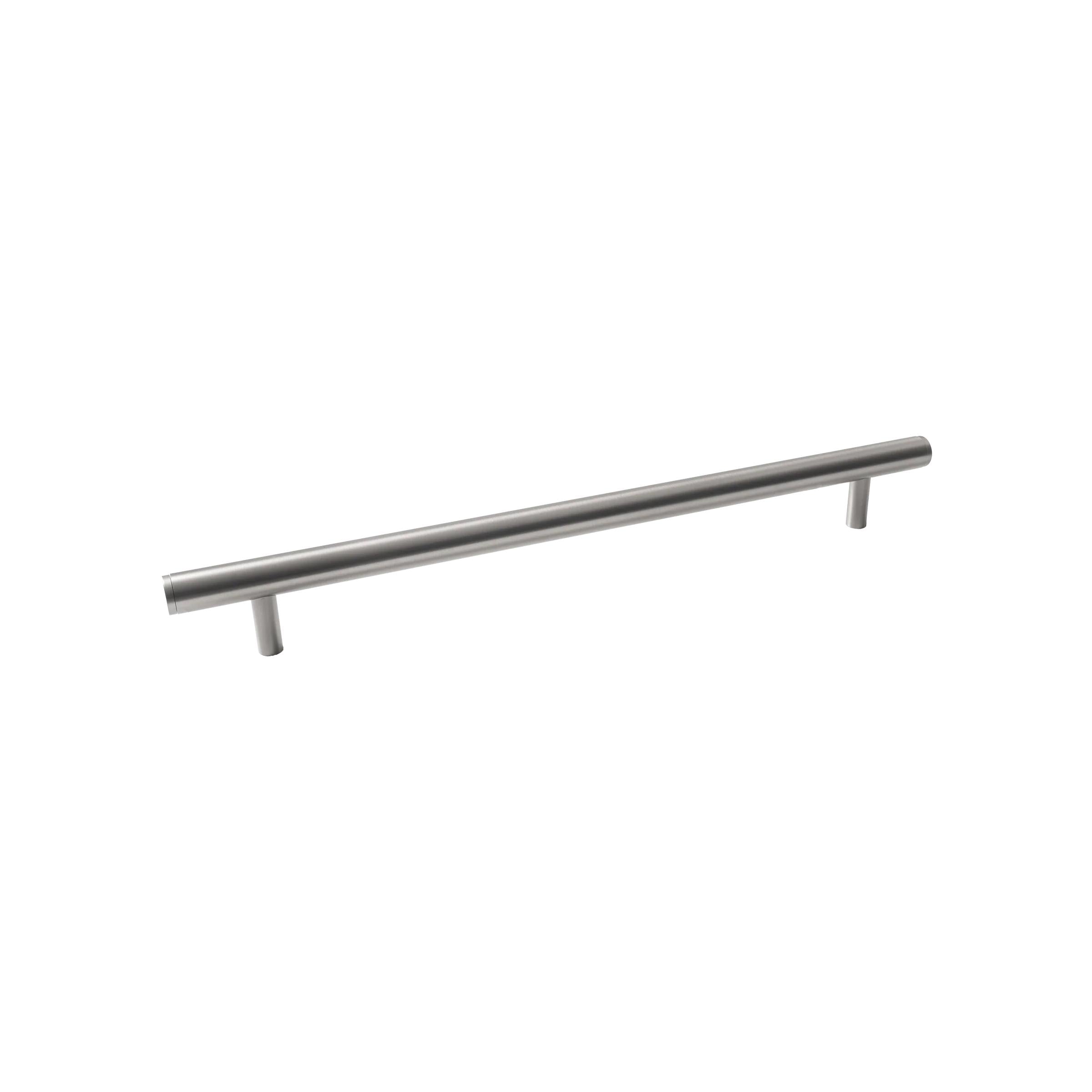 MOMO BELLEVUE PLAIN ENTRY PULL HANDLE DULL BRUSHED NICKEL in Dull Brushed Nickel