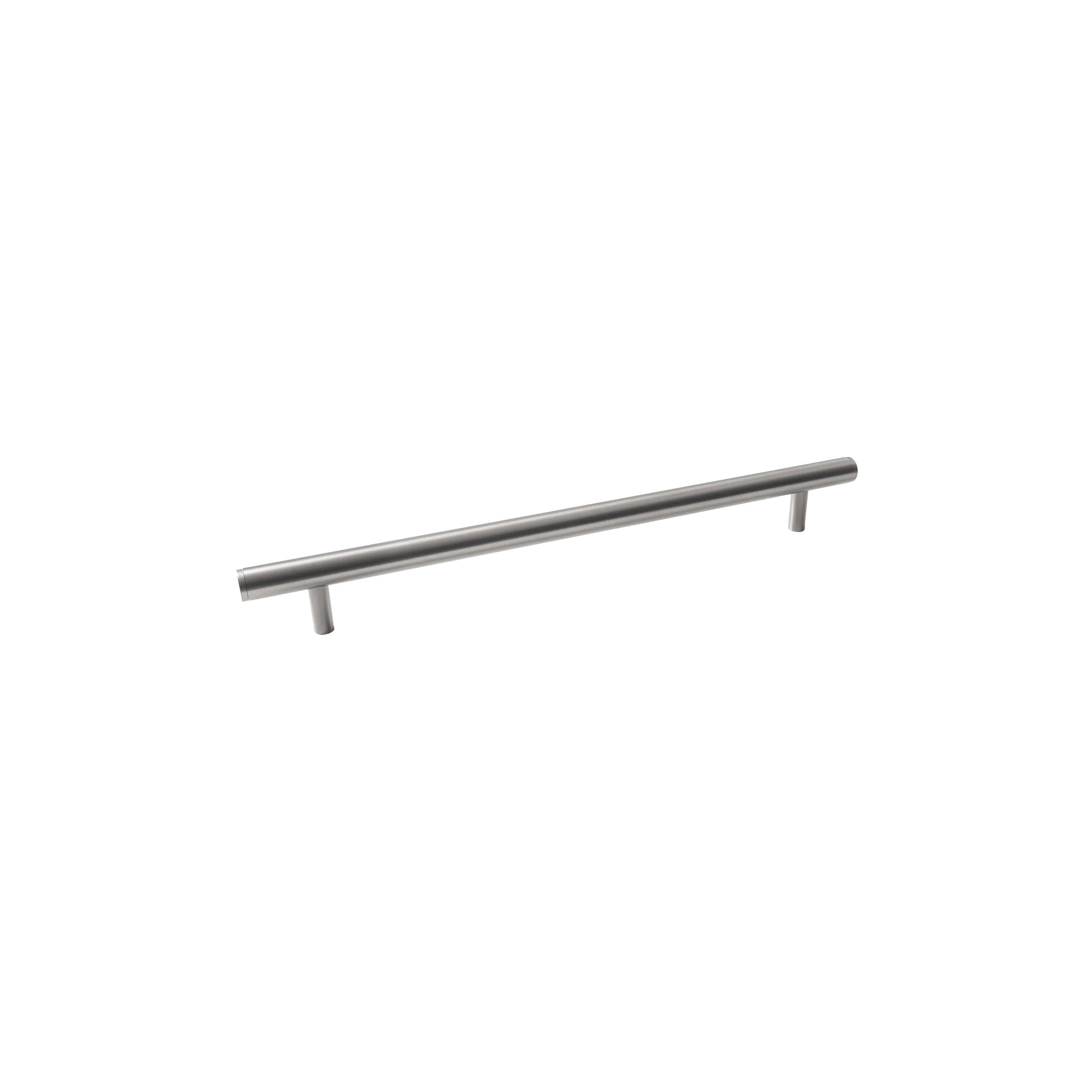 MOMO BELLEVUE PLAIN DOOR PULL WITH BACK TO BACK FIXING 416MM DULL BRUSHED NICKEL in Dull Brushed Nickel