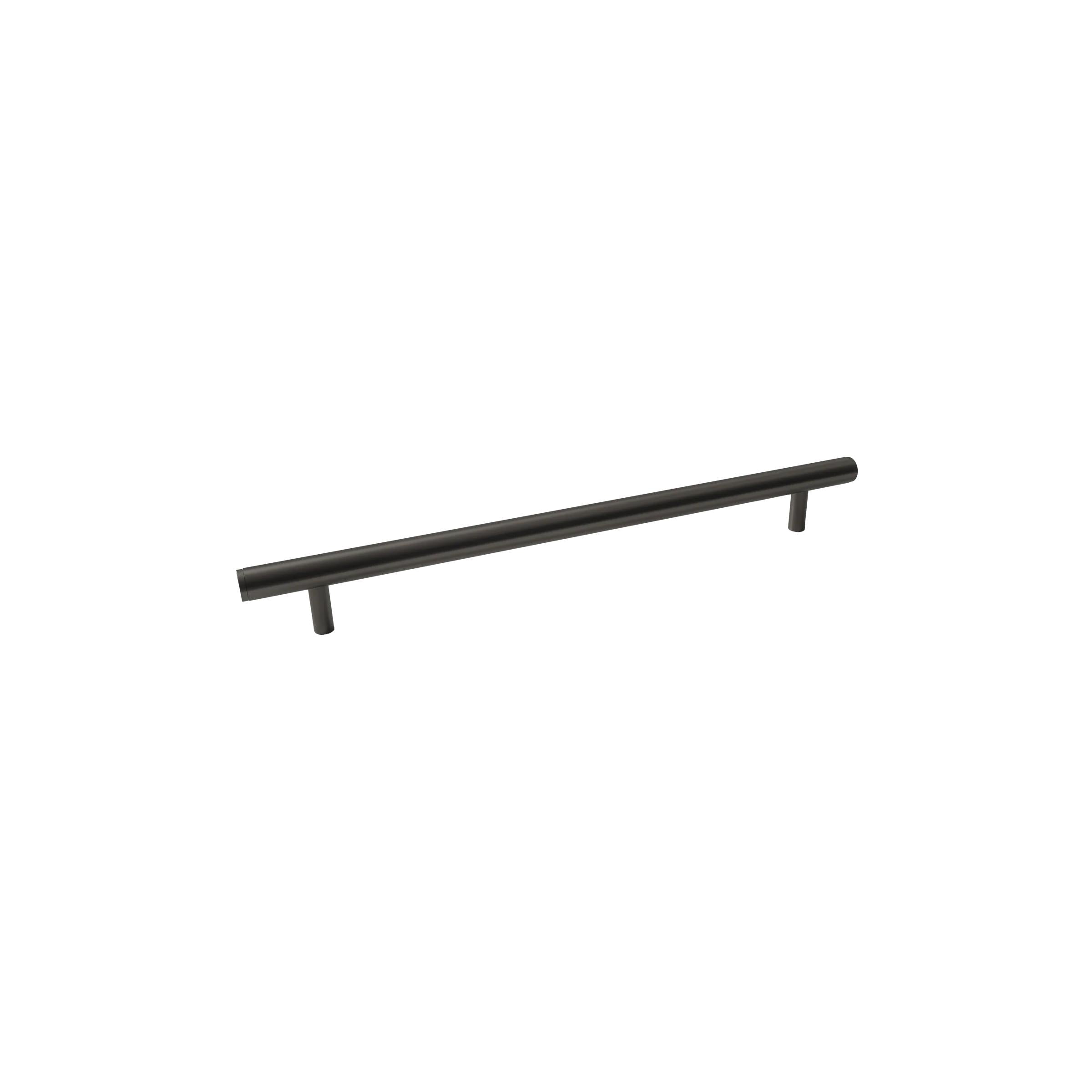 MOMO BELLEVUE PLAIN DOOR PULL WITH BACK TO BACK FIXING 416MM GUNMETAL in Gun Metal