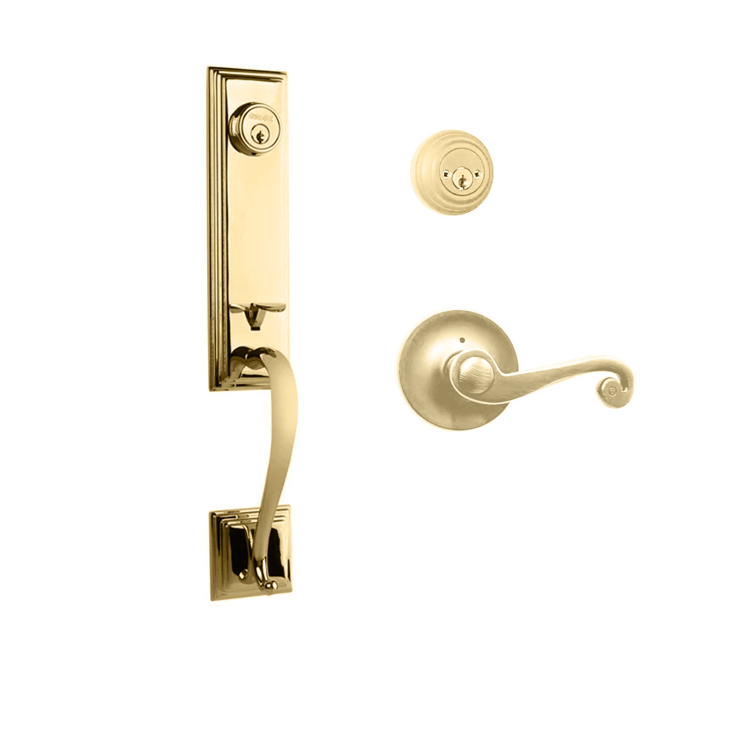 N2LOK Seine double cylinder entrance set with spiral lever, featuring durable hardware and secure locking mechanism.